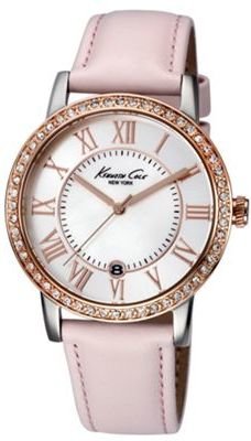 Kenneth Cole Ladies pink dial pink leather strap