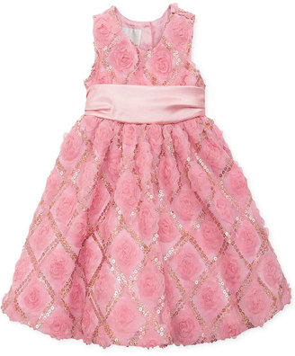 Rare Editions Little Girls' Sequin Soutache Dress