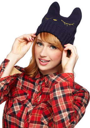 Ana Accessories Inc Cat Nap Hat in Navy
