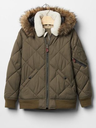 Gap Sherpa puffer jacket