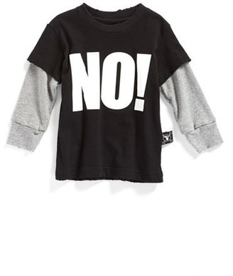 NUNUNU 'No!' Layered T-Shirt (Baby)