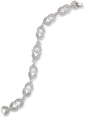 Carolee Bracelet, Ornate Glass Stone Link