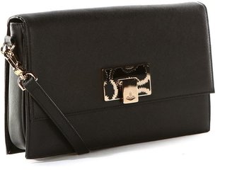 Vivienne Westwood Opio Saffiano Leather Clutch Bag