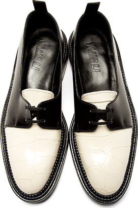Yang Li Black & White Modified Saddle Shoes