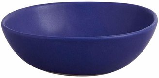 Courbe Blue Semi-matt cobalt blue glazed stoneware 12 piece dinner set