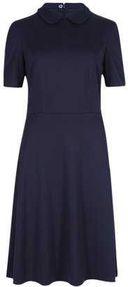 Marks and Spencer M&s Collection Peter Pan Collar Ponte Skater Dress