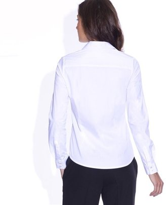 La Redoute LA Long-Sleeved Stretch Poplin Shirt, 69% Cotton