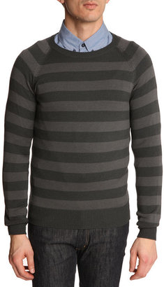 Marc by Marc Jacobs Yukon Grey Striped Sweater