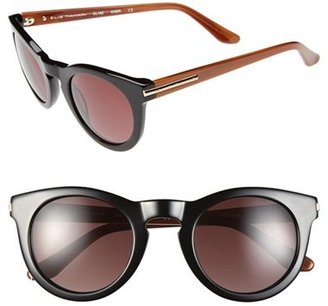 Elie Tahari 49mm Vintage Round Sunglasses