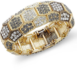 INC International Concepts Gold-Tone Glass Stone Bracelet
