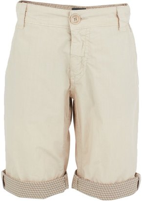 Fendi Beige Lightweight Cotton Shorts