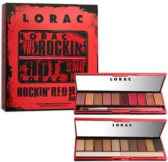 LORAC rockin' red hot eyeshadow & lip gloss 2-palette gift set