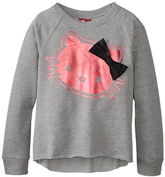 Hello Kitty Big Girls' Boxy French Terry Top