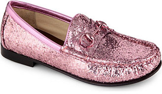 Gucci Girls glitter loafers 6-8 years