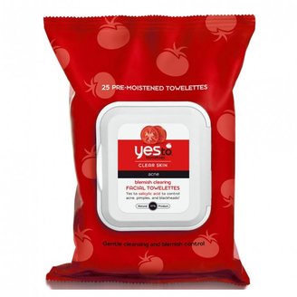 Yes To Tomatoes Clear Skin Blemish Clearing Facial Towelettes 25 wipes
