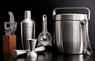 Crate & Barrel Carter Stainless Steel Cocktail Shaker