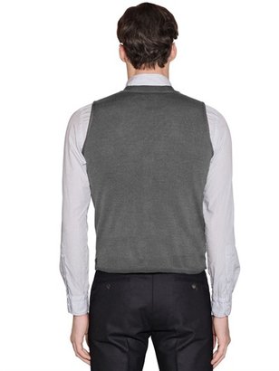 Boglioli Wool, Silk & Cashmere Blend Knit Vest