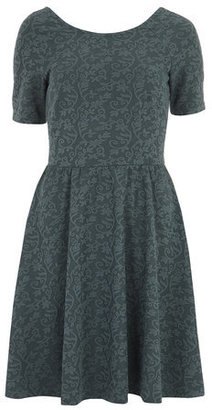 Dorothy Perkins Tall green textured dress