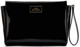 Lulu Guinness Women's Medium Katie Patent Leather Clutch - Black