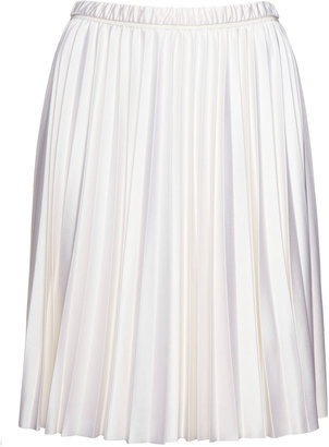 Marc Jacobs Silk-Jersey Sunburst Pleated Skirt