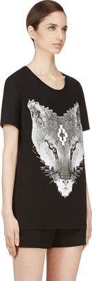 Puma Marcelo Burlon County of Milan Black & Grey Gato T-Shirt