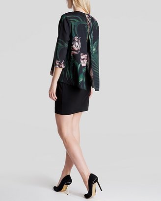 Ted Baker Dress - Danetta Palm Floral Layered Tunic