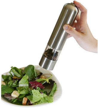 iTouchless Automatic Pepper & Salt Grinder in Brushed Stainless Steel