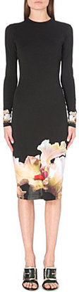 Givenchy Orchid-print jersey dress