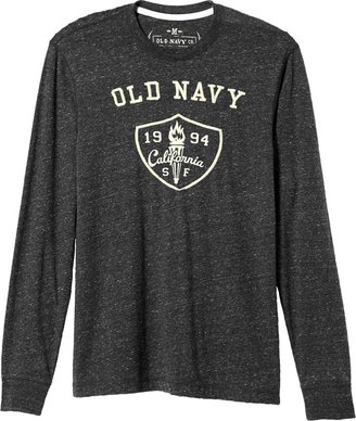 Old Navy Men's Premium Embroidered-Logo Tees