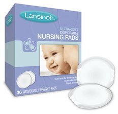 Lansinoh Ultra Soft Disposable Nursing Pads 36 ct (Quantity of 5)