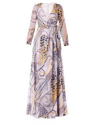 Matthew Williamson Paisley Star-print silk-chiffon dress