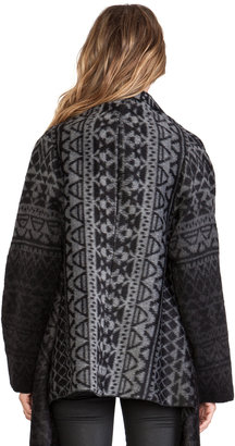 Twelfth St. By Cynthia Vincent By Cynthia Vincent Ikat Drape Sweater Jacket