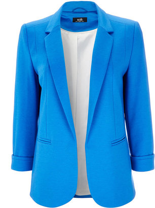 Wallis Blue Ponte Jacket