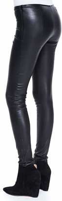 The Row Stretch-Leather Motorcycle Leggings