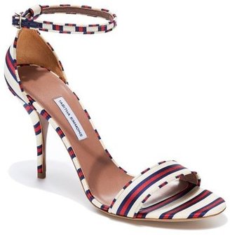 Tabitha Simmons Poppy High Heel Stripe Sandal
