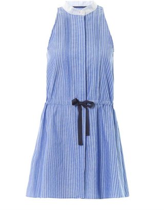 Sea Oxford stripe dress