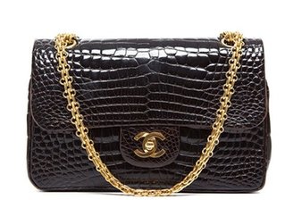 Chanel Pre-Owned Crocodile Small Double Flap Bag