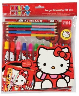 Hello Kitty Large Colouring Art Set