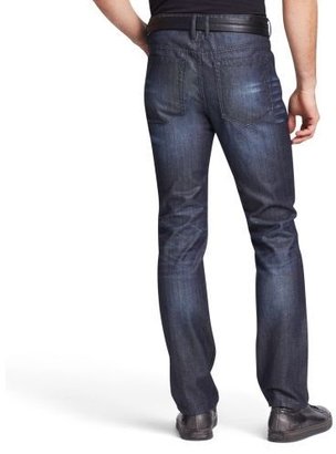 Kenneth Cole Straight-Fit Stretch Coated Denim