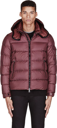 Moncler Burgundy Quilted Hymalay Jacket