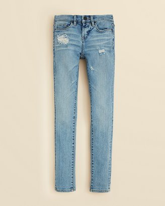 Blank NYC Girls' Straight Leg Distressed Jeans - Sizes 7-14