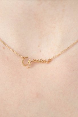 Rebecca Minkoff Gemini Zodiac Necklace in Gold