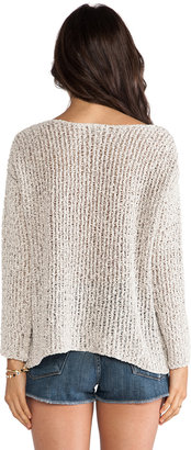 Joie Esther Textural Open Stitch Pullover