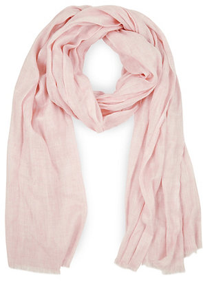 Marks and Spencer M&s Collection Fringe Trim Marl Scarf