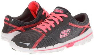 Skechers Performance - GOrun 2 (Charcoal/Hot Pink) - Footwear