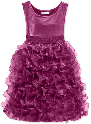 Bonnie Jean Little Girls' Organza Ruffle Dress