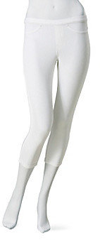 Hue White Original Jeans Capri Leggings
