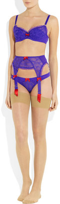 Agent Provocateur Rizzo lace and stretch-mesh briefs