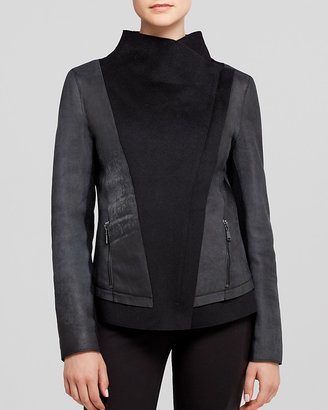 Elie Tahari Courtney Leather Jacket