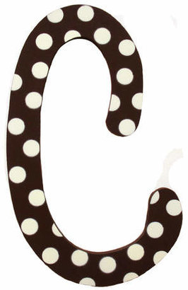 My Baby Sam Polka Dot Letter Hanging Initial